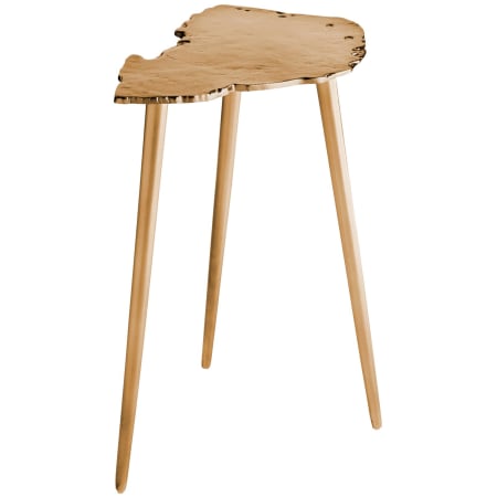 Cyan Design Needle 13" Wide Aluminum Pedestal Side Table Aged Gold