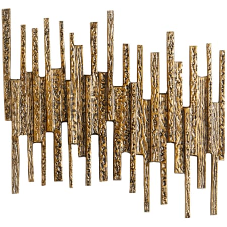Cyan Design Ledger 23"W x 1-1/4"D x 21-1/2"H Abstract Sculpture Antique Brass