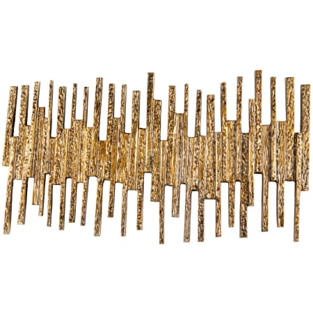 Cyan Design Ledger 34-1/2"W x 1-1/4"D x 19-1/2"H Abstract Sculpture Antique Brass