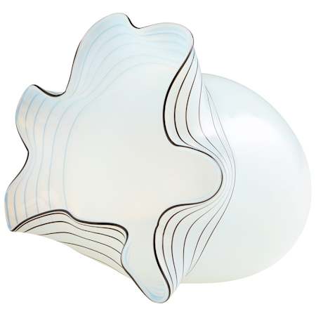 Cyan Design Moon Jelly 10.25 Inch Tall Glass Vase White