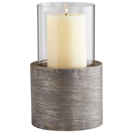 Cyan Design Valerian 12.25 Inch Tall Iron and Glass Candle Holder Graphite