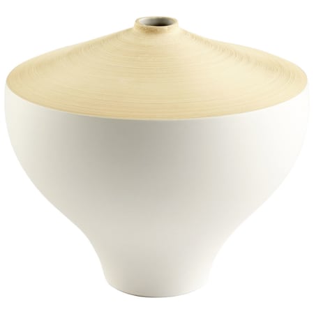 Cyan Design Inez 11.5 Inch Tall Ceramic Vase Matte White