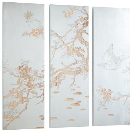 Cyan Design Osaka 47.25 x 47.25 Wood Wall Art White and Gold