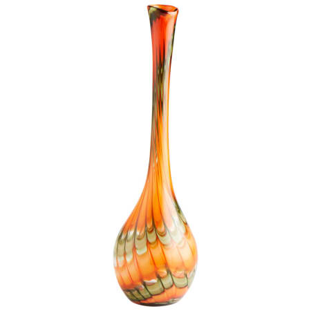 Cyan Design Atu 23.75 Inch Tall Glass Vase Orange