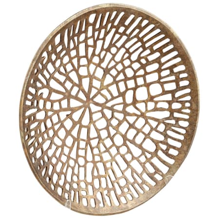 Cyan Design Caught In Your Web 17.75 Inch Diameter Aluminum Charger Made in India Antique Brass
