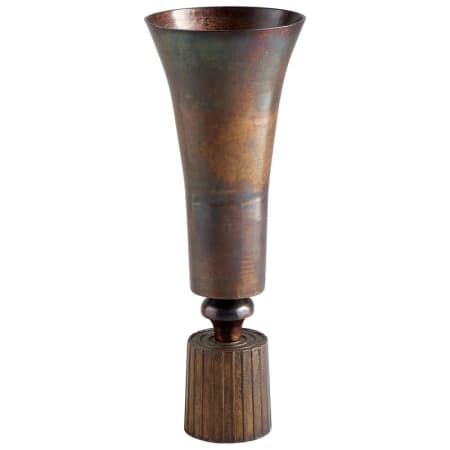 Cyan Design Patina Power 30.5 Inch Tall Aluminum Vase Made in India Vintage Brass
