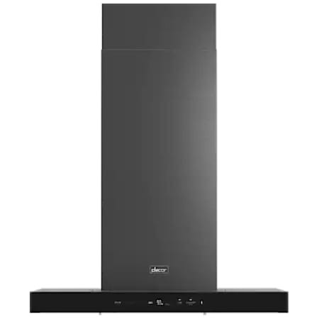 Dacor 780 - 1,200 CFM 36 Inch Wide Wall Mounted Range Hood Graphite Stainless