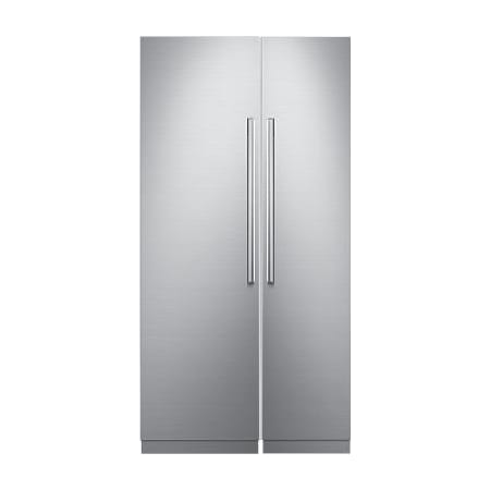 Dacor 24 Inch Wide Left Hinge Column Refrigerator and 18 Inch Wide Right Hinge Column Freezer with iQ RemoteView Cameras Panel Ready