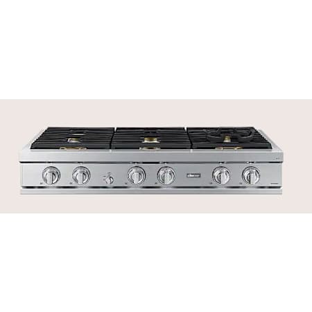 Dacor 48" Wide Gas Rangetop Silver Stainless