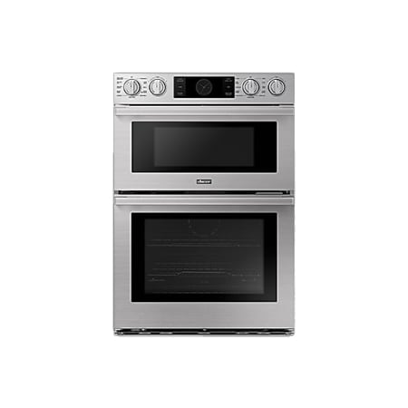 Dacor Transitional 30 Inch Wide 6.7 Cu. Ft. Electric Oven and Microwave Combo with Four-Part Pure Convection Silver Stainless