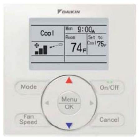 Daikin Wired Remote Controller for Ceiling Cassette and Concealed Duct Units N/A