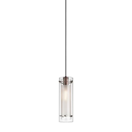 Dainolite Dinette 1 Light Mini Pendant Oil Brushed Bronze