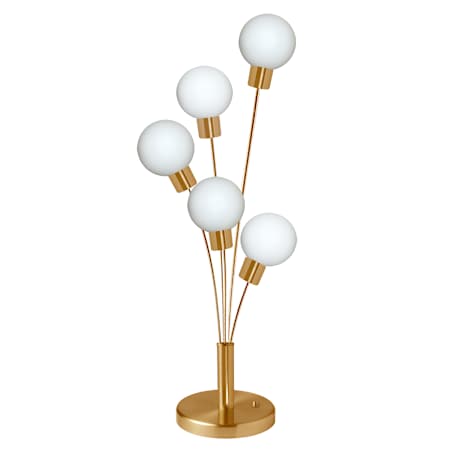 Dainolite 5 Light 29" Tall Tree Table Lamp Aged Brass