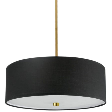 Dainolite Everly 4 Light 20" Wide Pendant Aged Brass / Black