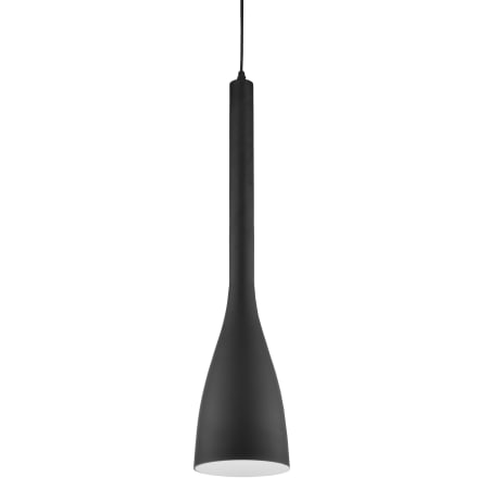 Dainolite Single Light 4-1/2" Wide Mini Pendant Matte Black
