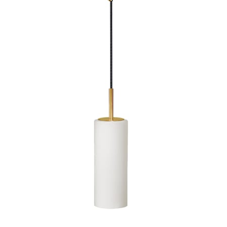 Dainolite Paza 4" Wide Mini Pendant Aged Brass