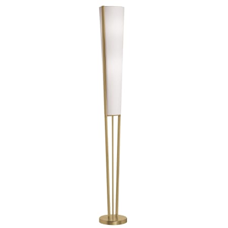 Dainolite Emotions 2 Light 61" Tall Column Floor Lamp Aged Brass
