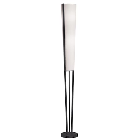 Dainolite Emotions 2 Light 61" Tall Column Floor Lamp Matte Black