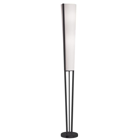 Dainolite Emotions 2 Light 61" Tall Column Floor Lamp Matte Black