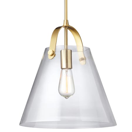 Dainolite 13" Wide Pendant Aged Brass