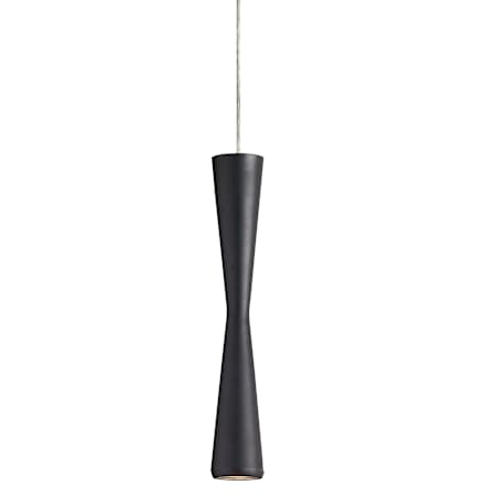 Dainolite Single Light 2" Wide LED Mini Pendant Matte Black