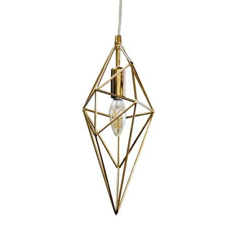 Dainolite 5" Wide Taper Candle Mini Pendant Aged Brass