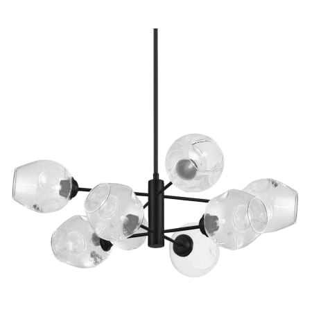 Dainolite Abii 8 Light 26" Wide Chandelier Matte Black