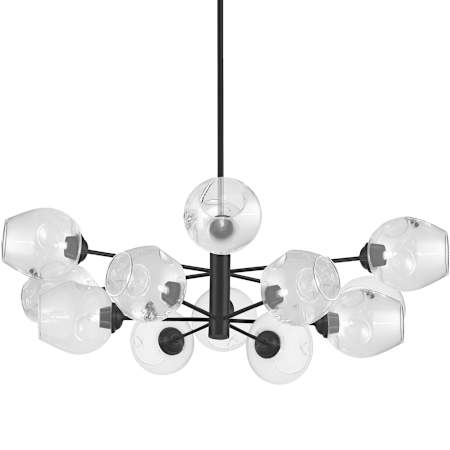 Dainolite Abii 12 Light 33" Wide Chandelier Matte Black