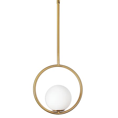 Dainolite Adrienna 10" Wide Pendant Aged Brass