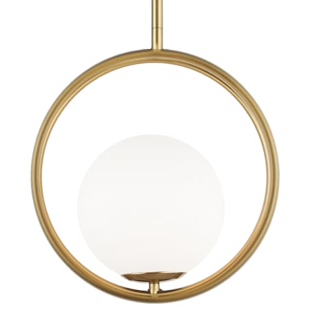 Dainolite Adrienna 10" Wide Pendant Aged Brass