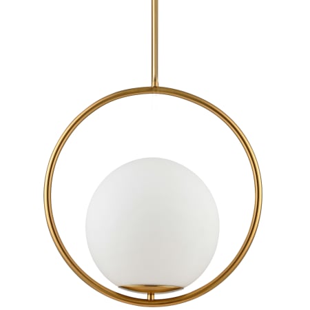 Dainolite Adrienna 16" Wide Pendant Aged Brass
