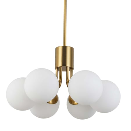 Dainolite Amanda 6 Light 19" Wide Multi Light Pendant Aged Brass