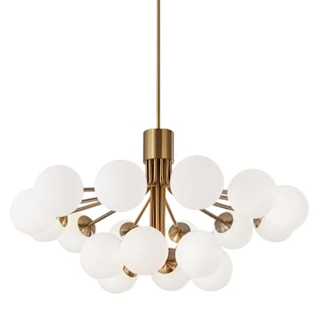 Dainolite Amanda 18 Light 36" Wide Chandelier Aged Brass