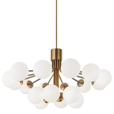 Dainolite Amanda 18 Light 36" Wide Chandelier Aged Brass