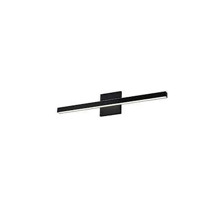 Dainolite Arandel 2" Wide LED Bath Bar Matte Black