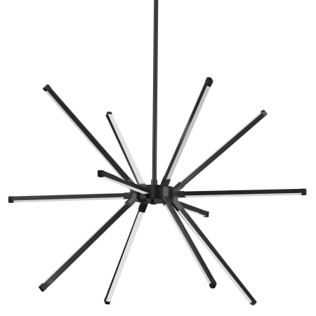 Dainolite Array 12 Light 22" Wide LED Sputnik Chandelier Matte Black