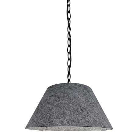 Dainolite Brynn 14" Wide Pendant Black / Grey
