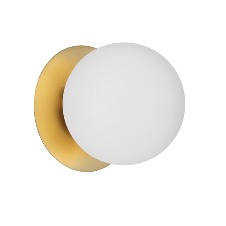 Dainolite Burlat 6" Tall Wall Sconce Aged Brass