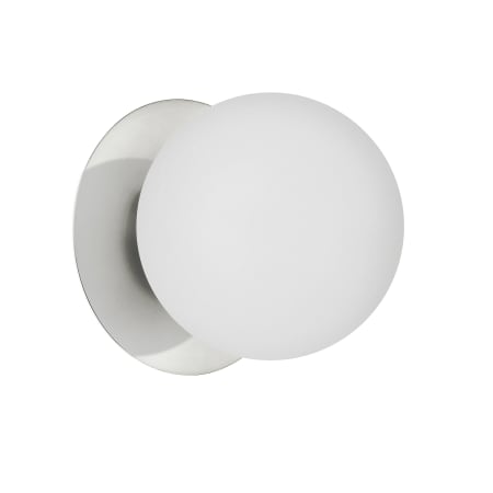 Dainolite Burlat 6" Tall Wall Sconce Polished Chrome / White