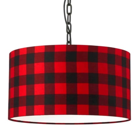 Dainolite Braxton 20" Wide Pendant Buffalo Check / Black