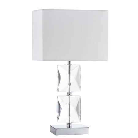 Dainolite 19" Tall Buffet Table Lamp Polished Chrome