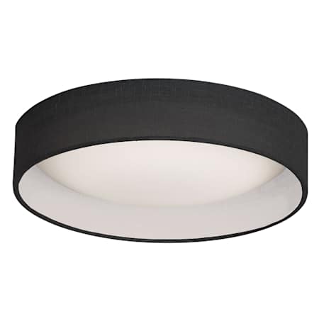 Dainolite Corinne 15" Wide LED Flush Mount Drum Ceiling Fixture Black / White
