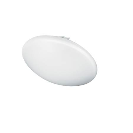 Dainolite Single Light 11" Wide LED Flush Mount Ceiling Fixture with Acrylic Shade Polished Chrome