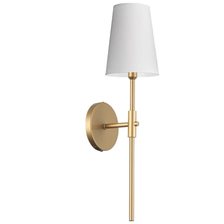 Dainolite Cinthia 22" Tall Wall Sconce Aged Brass / White