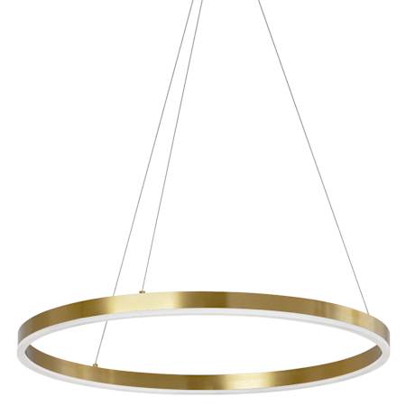Dainolite Circulo 24" Wide LED Ring Chandelier Aged Brass