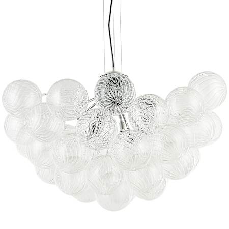 Dainolite Charlize 12 Light 36" Wide Chandelier Polished Chrome / Clear