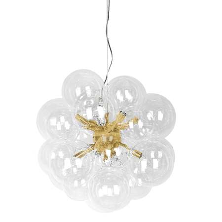 Dainolite Comet 6 Light 20" Wide Abstract Chandelier Aged Brass