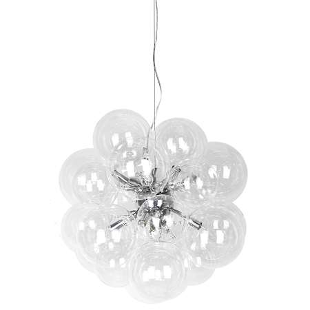 Dainolite Comet 6 Light 20" Wide Chandelier Polished Chrome / Clear