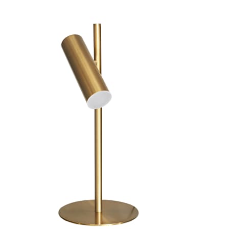 Dainolite Constance 20" Tall LED Spotlight Desk Lamp Aged Brass