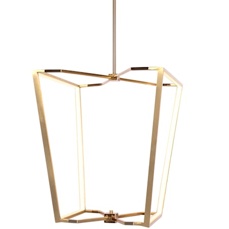 Dainolite Curant 21" Wide LED Pendant Aged Brass